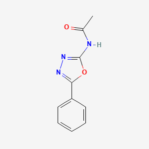 molecular formula C10H9N3O2 B3864630 N-(5-phenyl-1,3,4-oxadiazol-2-yl)acetamide CAS No. 3916-80-1