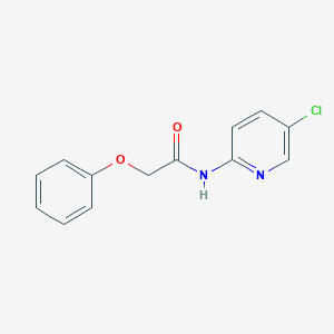 molecular formula C13H11ClN2O2 B386473 N-(5-chloropyridin-2-yl)-2-phenoxyacetamide 