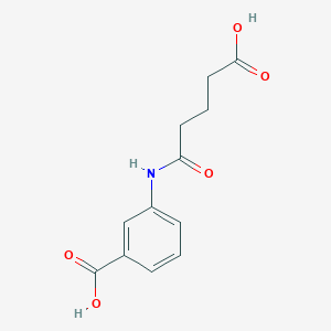 3-[(4-Carboxybutanoyl)amino]benzoic acid