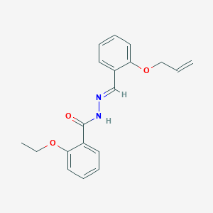 molecular formula C19H20N2O3 B3864885 N'-[2-(allyloxy)benzylidene]-2-ethoxybenzohydrazide 