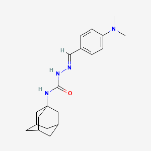4-(dimethylamino)benzaldehyde N-1-adamantylsemicarbazone