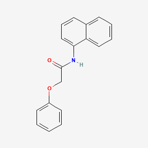 molecular formula C18H15NO2 B3864957 N-1-naphthyl-2-phenoxyacetamide 