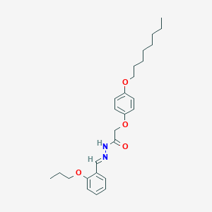 2-[4-(octyloxy)phenoxy]-N'-(2-propoxybenzylidene)acetohydrazide