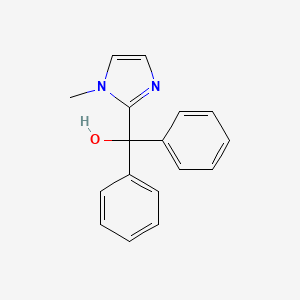 molecular formula C17H16N2O B3865016 (1-methyl-1H-imidazol-2-yl)(diphenyl)methanol 