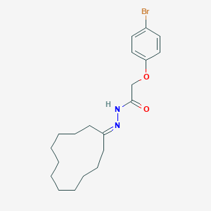 2-(4-bromophenoxy)-N'-cyclododecylideneacetohydrazide