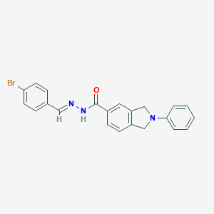 N'-(4-bromobenzylidene)-2-phenyl-5-isoindolinecarbohydrazide