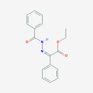 ethyl (benzoylhydrazono)(phenyl)acetate