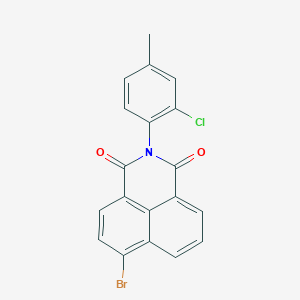 6-bromo-2-(2-chloro-4-methylphenyl)-1H-benzo[de]isoquinoline-1,3(2H)-dione