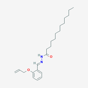 molecular formula C23H36N2O2 B3865425 N'-[2-(allyloxy)benzylidene]tridecanohydrazide 