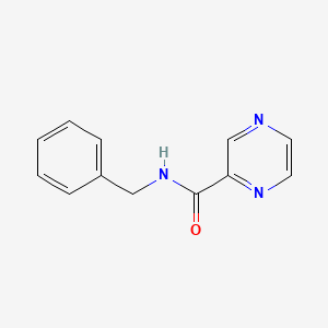 molecular formula C12H11N3O B3865498 N-benzyl-2-pyrazinecarboxamide 