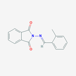 molecular formula C16H12N2O2 B386557 2-[(2-methylbenzylidene)amino]-1H-isoindole-1,3(2H)-dione 