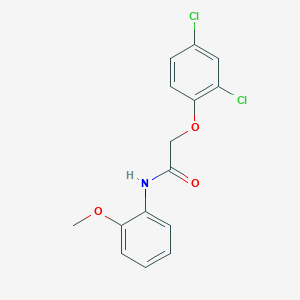 molecular formula C15H13Cl2NO3 B386574 2-(2,4-dichlorophenoxy)-N-(2-methoxyphenyl)acetamide 