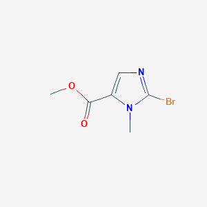 molecular formula C6H7BrN2O2 B038659 2-溴-1-甲基-1H-咪唑-5-甲酸甲酯 CAS No. 120781-02-4