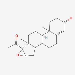 6b-acetyl-4a,6a-dimethyl-3,4,4a,4b,5,6,6a,6b,7a,8,8a,8b,9,10-tetradecahydro-2H-naphtho[2',1':4,5]indeno[1,2-b]oxiren-2-one