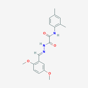 2-[2-(2,5-dimethoxybenzylidene)hydrazino]-N-(2,4-dimethylphenyl)-2-oxoacetamide