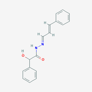 2-hydroxy-2-phenyl-N'-(3-phenyl-2-propen-1-ylidene)acetohydrazide