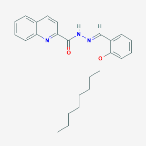 N'-[2-(octyloxy)benzylidene]-2-quinolinecarbohydrazide
