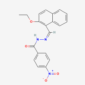 N'-[(2-ethoxy-1-naphthyl)methylene]-4-nitrobenzohydrazide