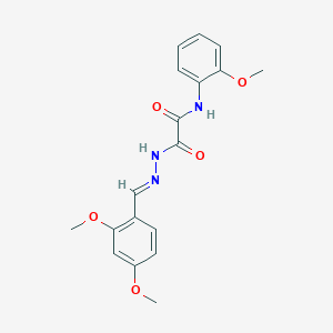 2-[2-(2,4-dimethoxybenzylidene)hydrazino]-N-(2-methoxyphenyl)-2-oxoacetamide