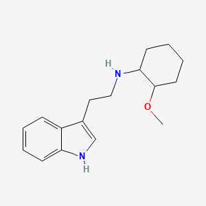 molecular formula C17H24N2O B3866564 N-[2-(1H-indol-3-yl)ethyl]-2-methoxycyclohexanamine oxalate 