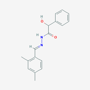 N'-(2,4-dimethylbenzylidene)-2-hydroxy-2-phenylacetohydrazide