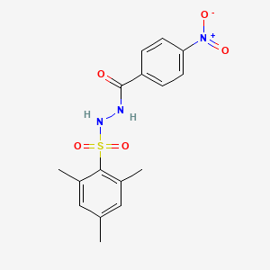 N'-(mesitylsulfonyl)-4-nitrobenzohydrazide