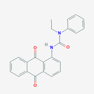 molecular formula C23H18N2O3 B386660 N'-(9,10-Dioxo-9,10-dihydro-1-anthracenyl)-N-ethyl-N-phenylurea 