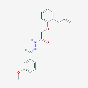 molecular formula C19H20N2O3 B386661 2-(2-allylphenoxy)-N'-(3-methoxybenzylidene)acetohydrazide 