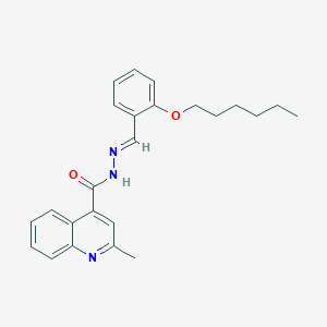 N'-[2-(hexyloxy)benzylidene]-2-methyl-4-quinolinecarbohydrazide