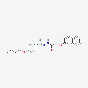 N'-(4-butoxybenzylidene)-2-(2-naphthyloxy)acetohydrazide