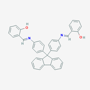 molecular formula C39H28N2O2 B386693 9,9-Bis[4-(salicylideneamino)phenyl]-9H-fluorene 