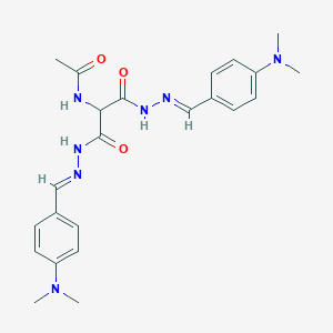 2-Acetamidomalonic acid bis(N'-[4-(dimethylamino)benzylidene]hydrazide)