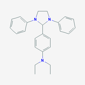 molecular formula C25H29N3 B386711 4-(1,3-diphenylimidazolidin-2-yl)-N,N-diethylaniline 