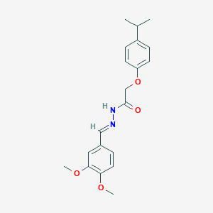 N'-(3,4-dimethoxybenzylidene)-2-(4-isopropylphenoxy)acetohydrazide