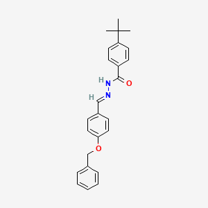N'-[4-(benzyloxy)benzylidene]-4-tert-butylbenzohydrazide