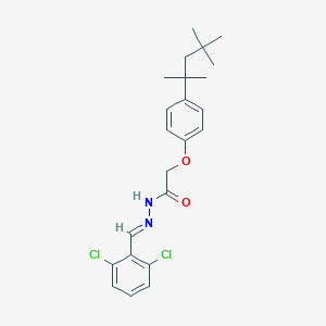 N'-(2,6-dichlorobenzylidene)-2-[4-(1,1,3,3-tetramethylbutyl)phenoxy]acetohydrazide