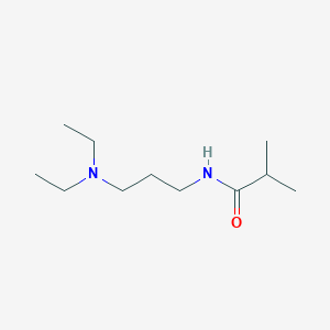 molecular formula C11H24N2O B3867381 N-[3-(diethylamino)propyl]-2-methylpropanamide 