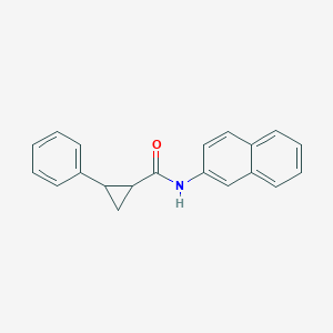 molecular formula C20H17NO B386749 N-(2-naphthyl)-2-phenylcyclopropanecarboxamide 