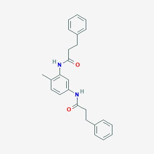 N-{2-methyl-5-[(3-phenylpropanoyl)amino]phenyl}-3-phenylpropanamide