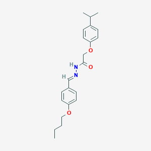 2-(4-Isopropylphenoxy)-N'-(4-butoxybenzylidene)acethydrazide