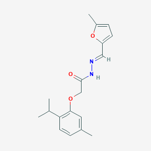 2-(2-Isopropyl-5-methylphenoxy)-N'-(5-methylfurfurylidene)acethydrazide