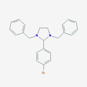 molecular formula C23H23BrN2 B386772 1,3-Dibenzyl-2-(4-bromophenyl)imidazolidine 