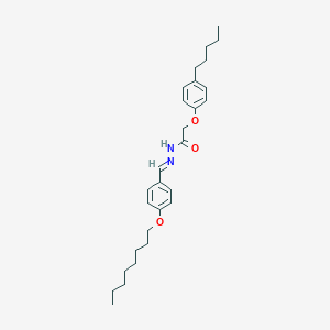 molecular formula C28H40N2O3 B386788 N'-[4-(octyloxy)benzylidene]-2-(4-pentylphenoxy)acetohydrazide 