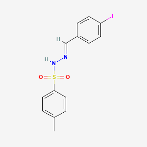 molecular formula C14H13IN2O2S B3867900 N'-(4-iodobenzylidene)-4-methylbenzenesulfonohydrazide 