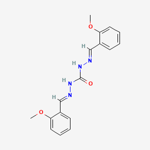 molecular formula C17H18N4O3 B3867974 N'',N'''-bis(2-methoxybenzylidene)carbonohydrazide 