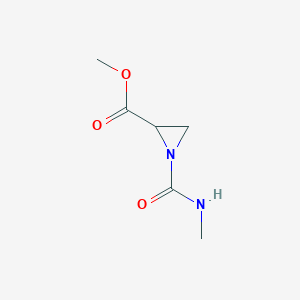 B038681 Methyl 1-(methylcarbamoyl)aziridine-2-carboxylate CAS No. 123620-70-2
