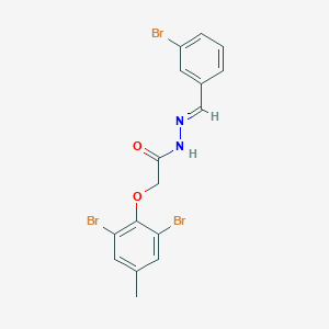 N'-(3-bromobenzylidene)-2-(2,6-dibromo-4-methylphenoxy)acetohydrazide