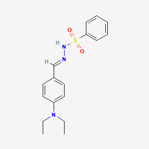 N'-[4-(diethylamino)benzylidene]benzenesulfonohydrazide