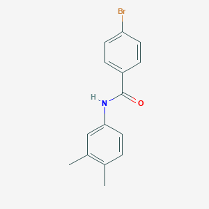 molecular formula C15H14BrNO B386843 4-bromo-N-(3,4-dimethylphenyl)benzamide CAS No. 331236-54-5