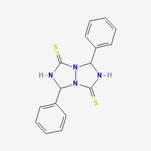 molecular formula C16H14N4S2 B3868458 1,5-diphenyl-1H,5H-[1,2,4]triazolo[1,2-a][1,2,4]triazole-3,7-dithiol 